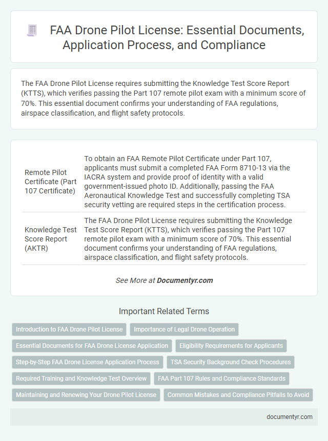 FAA Drone Pilot License: Essential Documents, Application Process, and Compliance