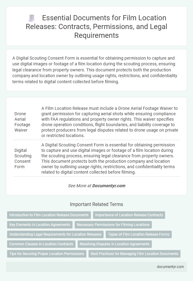 Essential Documents for Film Location Releases: Contracts, Permissions, and Legal Requirements