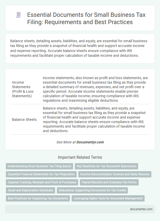 Essential Documents for Small Business Tax Filing: Requirements and Best Practices