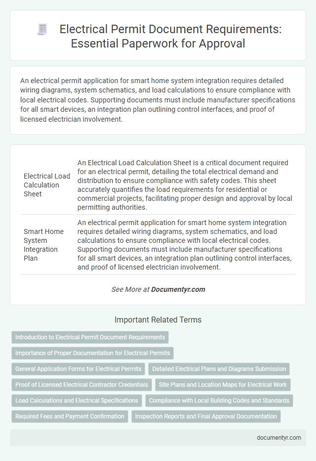 Electrical Permit Document Requirements: Essential Paperwork for Approval