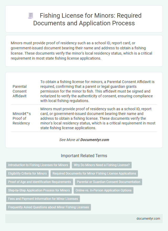 Fishing License for Minors: Required Documents and Application Process