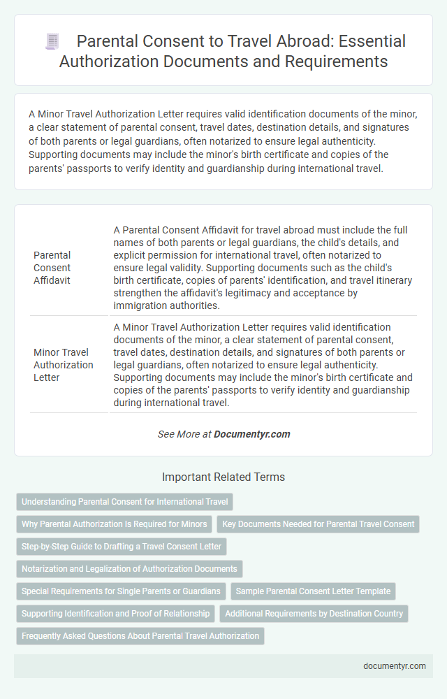 Parental Consent to Travel Abroad: Essential Authorization Documents and Requirements