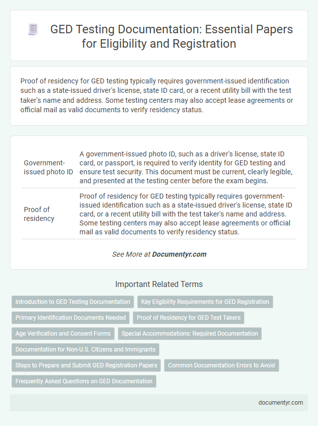 GED Testing Documentation: Essential Papers for Eligibility and Registration
