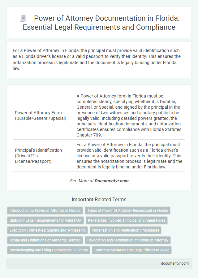 Power of Attorney Documentation in Florida: Essential Legal Requirements and Compliance