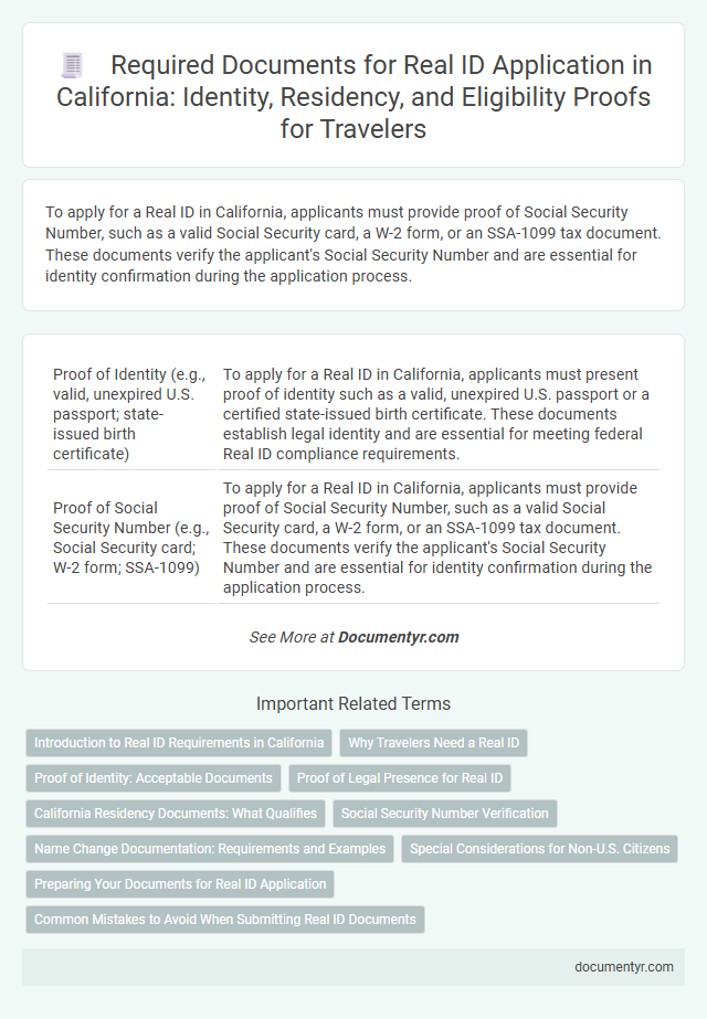 Required Documents for Real ID Application in California: Identity, Residency, and Eligibility Proofs for Travelers