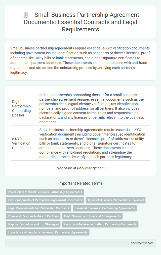 Small Business Partnership Agreement Documents: Essential Contracts and Legal Requirements