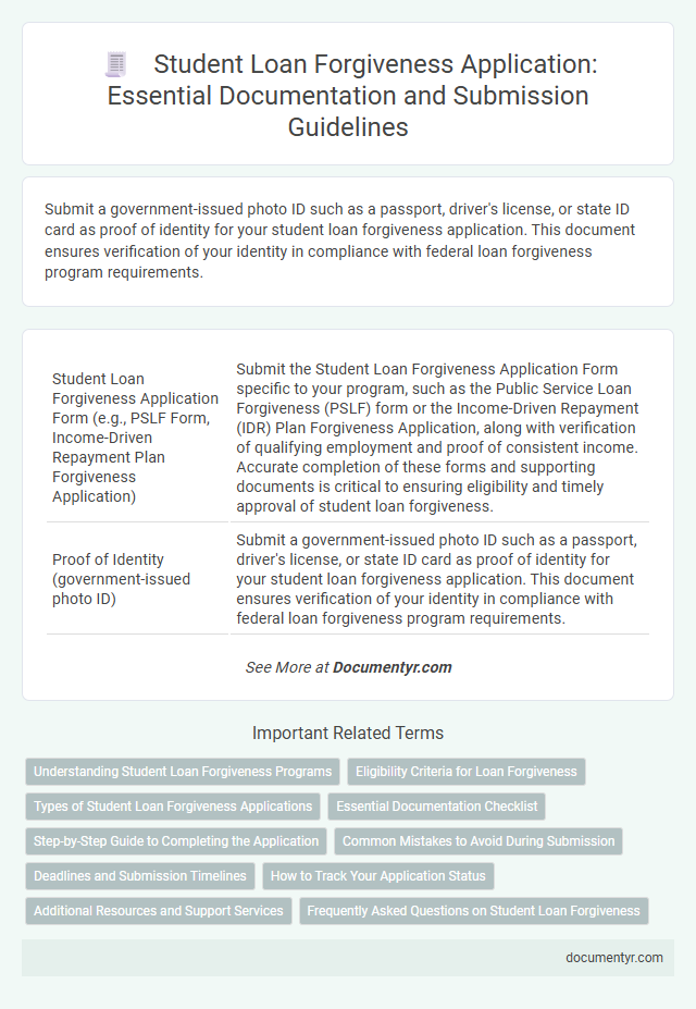 Student Loan Forgiveness Application: Essential Documentation and Submission Guidelines