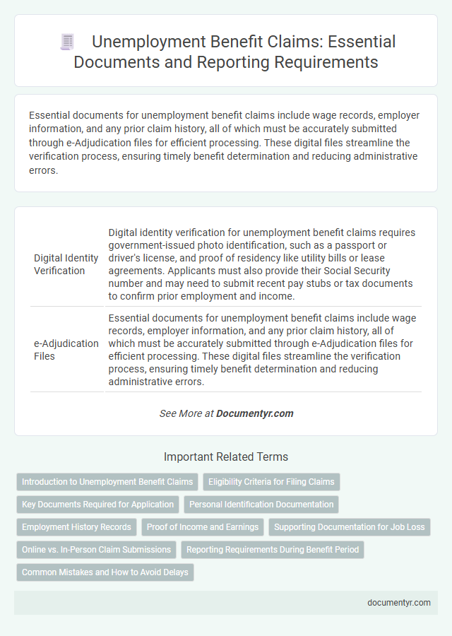 Unemployment Benefit Claims: Essential Documents and Reporting Requirements