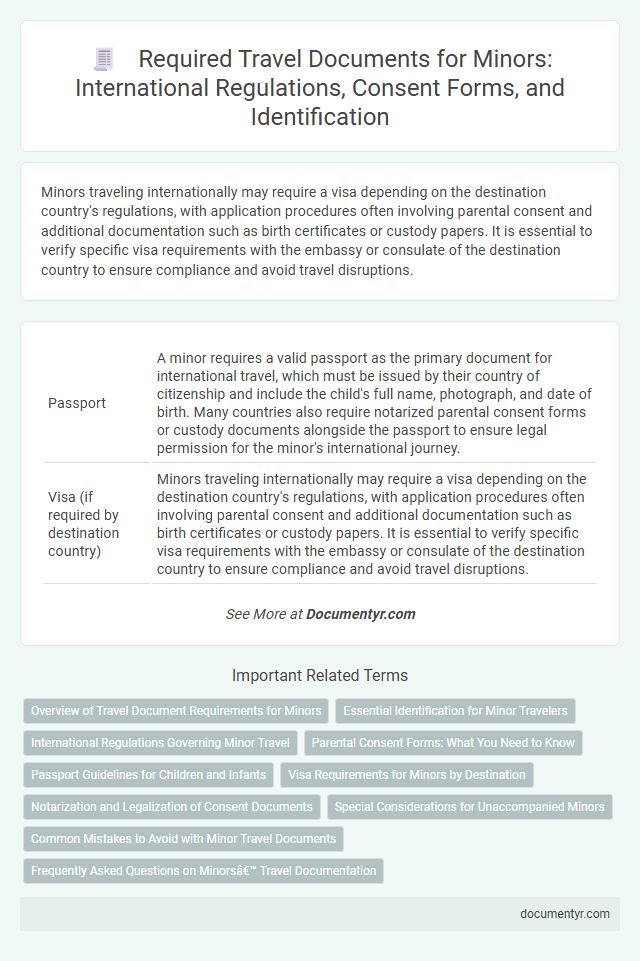 Required Travel Documents for Minors: International Regulations, Consent Forms, and Identification