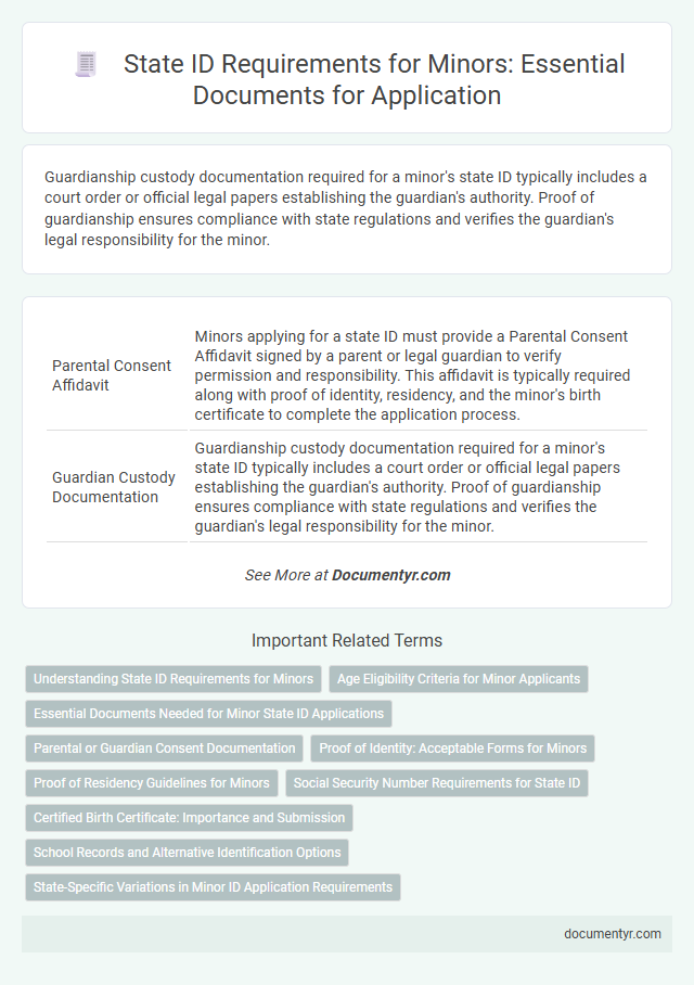 State ID Requirements for Minors: Essential Documents for Application