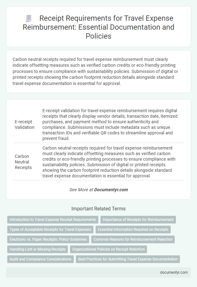 Receipt Requirements for Travel Expense Reimbursement: Essential Documentation and Policies