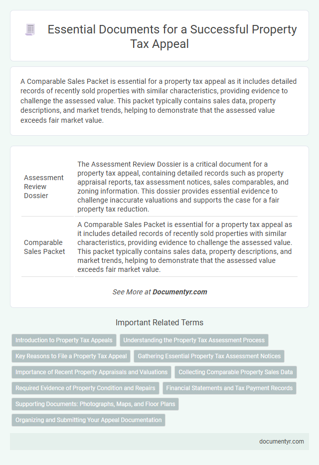 Essential Documents for a Successful Property Tax Appeal