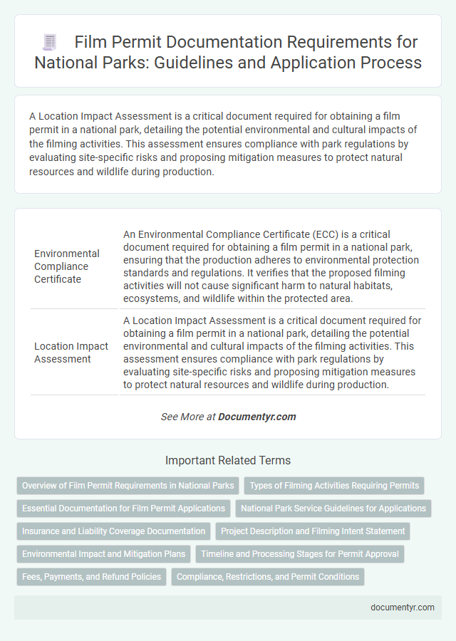 Film Permit Documentation Requirements for National Parks: Guidelines and Application Process