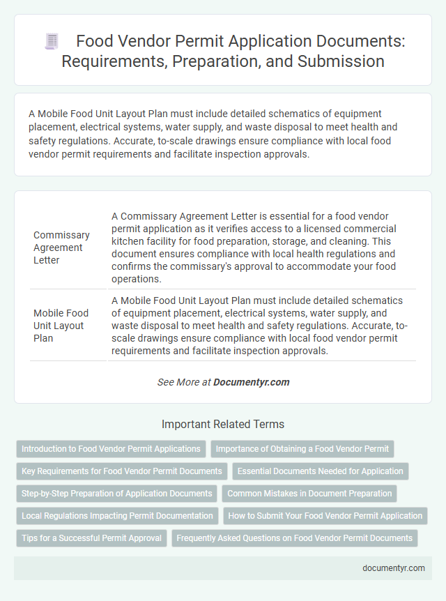 Food Vendor Permit Application Documents: Requirements, Preparation, and Submission