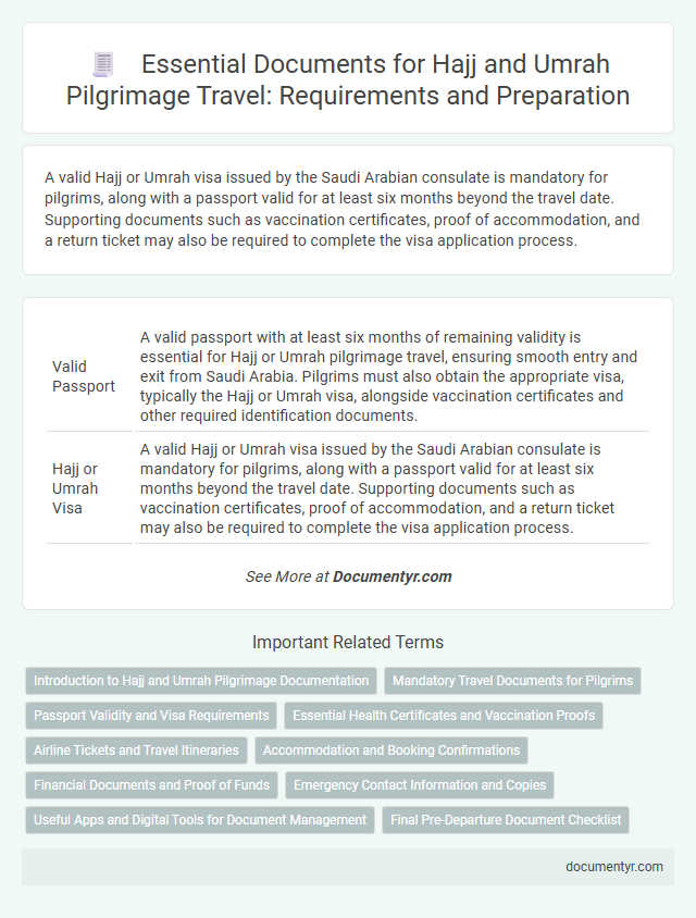 Essential Documents for Hajj and Umrah Pilgrimage Travel: Requirements and Preparation
