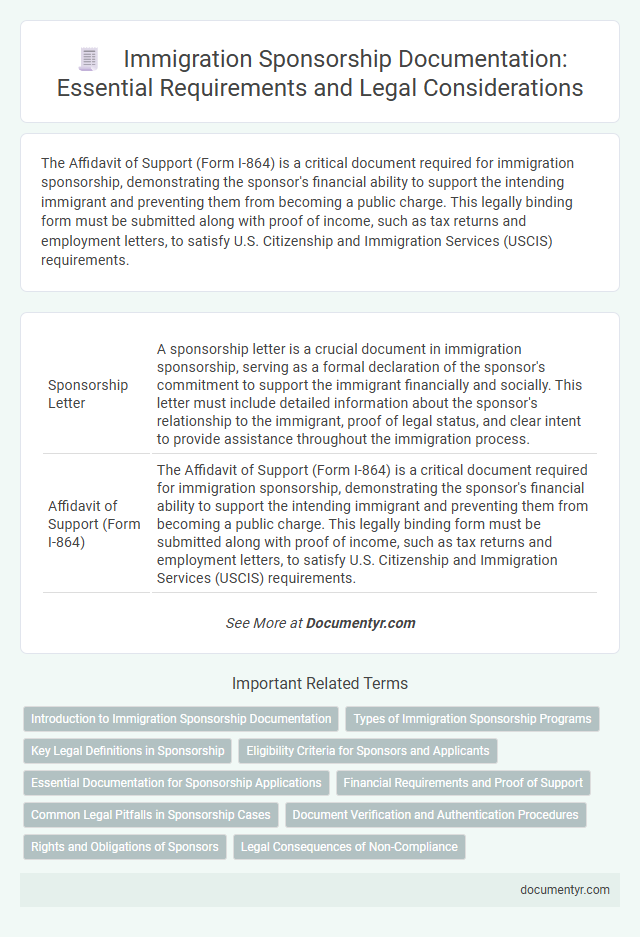 Immigration Sponsorship Documentation: Essential Requirements and Legal Considerations