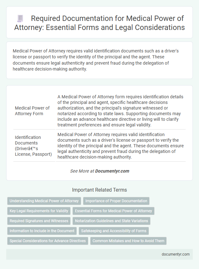 Required Documentation for Medical Power of Attorney: Essential Forms and Legal Considerations