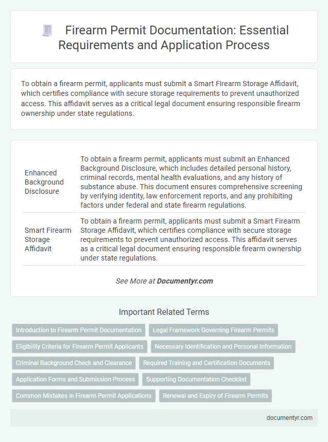 Firearm Permit Documentation: Essential Requirements and Application Process