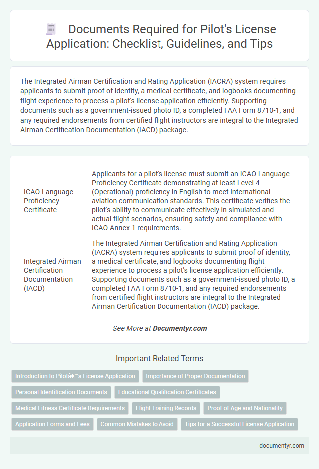 Documents Required for Pilot's License Application: Checklist, Guidelines, and Tips