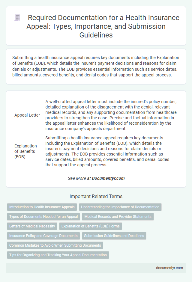 Required Documentation for a Health Insurance Appeal: Types, Importance, and Submission Guidelines