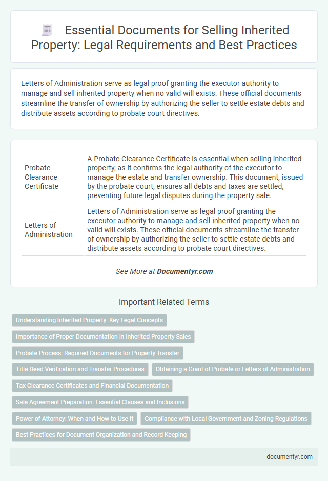 Essential Documents for Selling Inherited Property: Legal Requirements and Best Practices