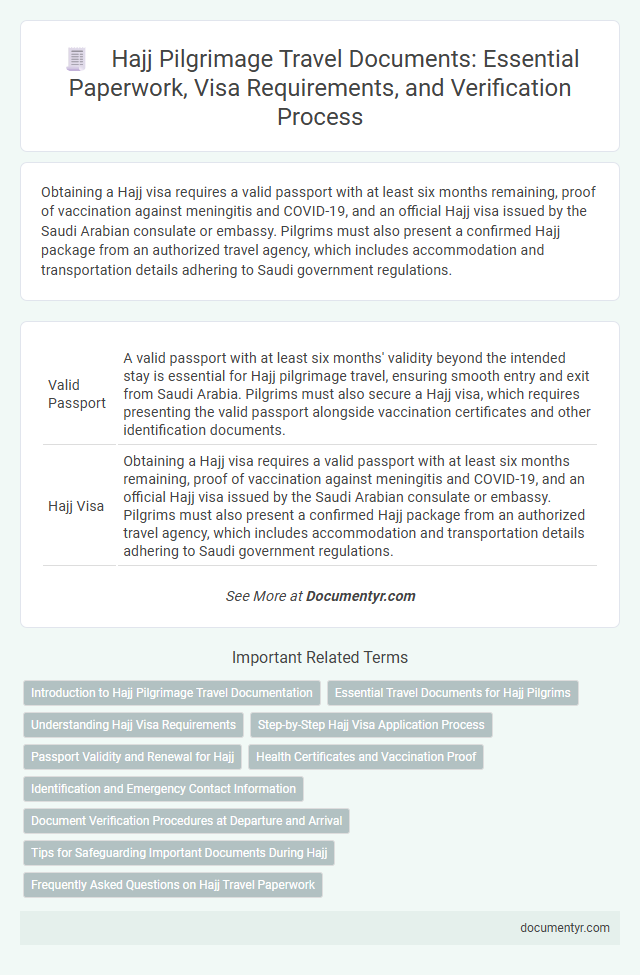 Hajj Pilgrimage Travel Documents: Essential Paperwork, Visa Requirements, and Verification Process
