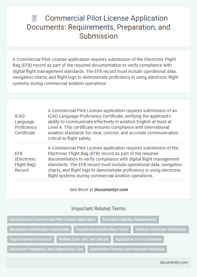 Commercial Pilot License Application Documents: Requirements, Preparation, and Submission