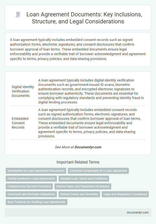 Loan Agreement Documents: Key Inclusions, Structure, and Legal Considerations