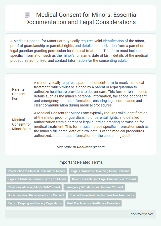 Medical Consent for Minors: Essential Documentation and Legal Considerations