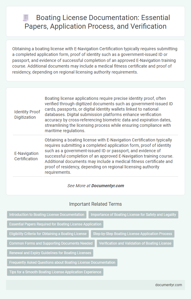 Boating License Documentation: Essential Papers, Application Process, and Verification