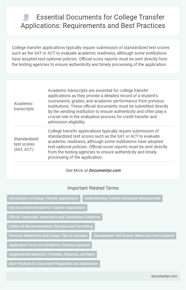 Essential Documents for College Transfer Applications: Requirements and Best Practices
