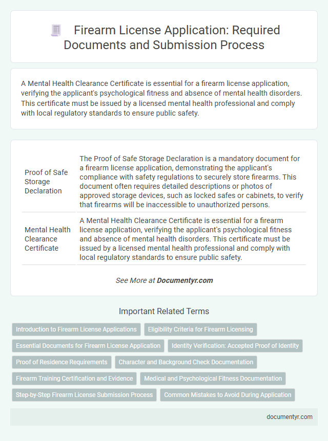 Firearm License Application: Required Documents and Submission Process