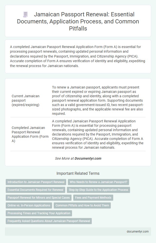 Jamaican Passport Renewal: Essential Documents, Application Process, and Common Pitfalls