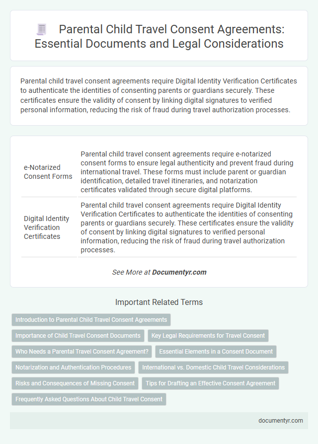 Parental Child Travel Consent Agreements: Essential Documents and Legal Considerations
