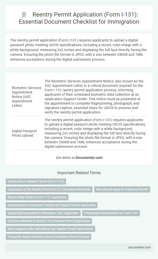 Reentry Permit Application (Form I-131): Essential Document Checklist for Immigration
