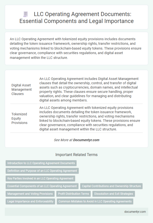 LLC Operating Agreement Documents: Essential Components and Legal Importance