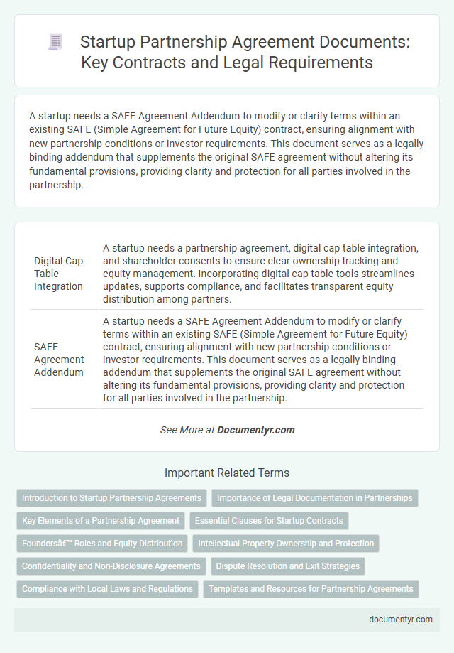Startup Partnership Agreement Documents: Key Contracts and Legal Requirements