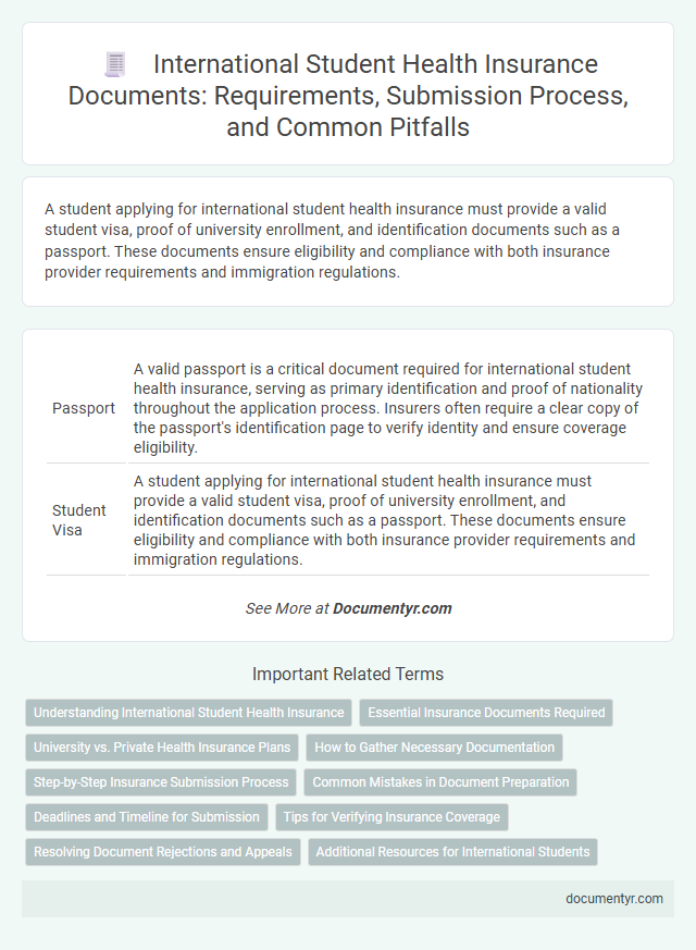 International Student Health Insurance Documents: Requirements, Submission Process, and Common Pitfalls