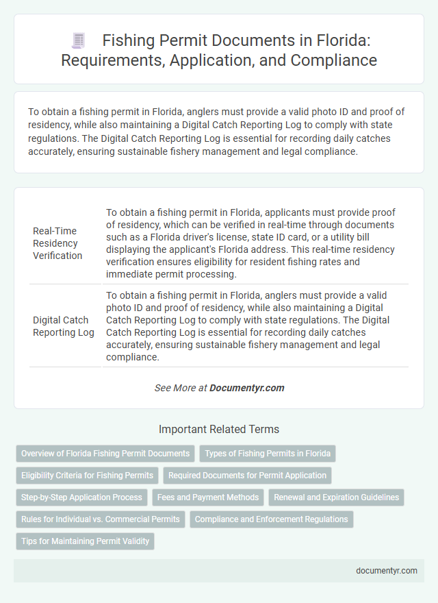 Fishing Permit Documents in Florida: Requirements, Application, and Compliance