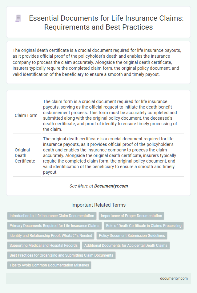Essential Documents for Life Insurance Claims: Requirements and Best Practices
