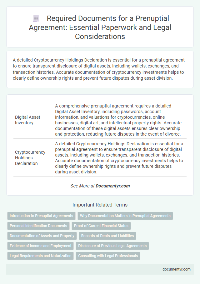Required Documents for a Prenuptial Agreement: Essential Paperwork and Legal Considerations