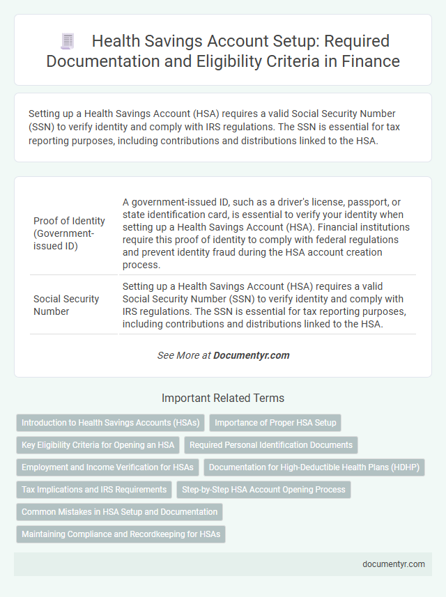 Health Savings Account Setup: Required Documentation and Eligibility Criteria in Finance