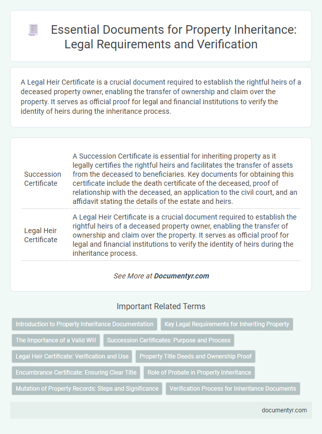 Essential Documents for Property Inheritance: Legal Requirements and Verification