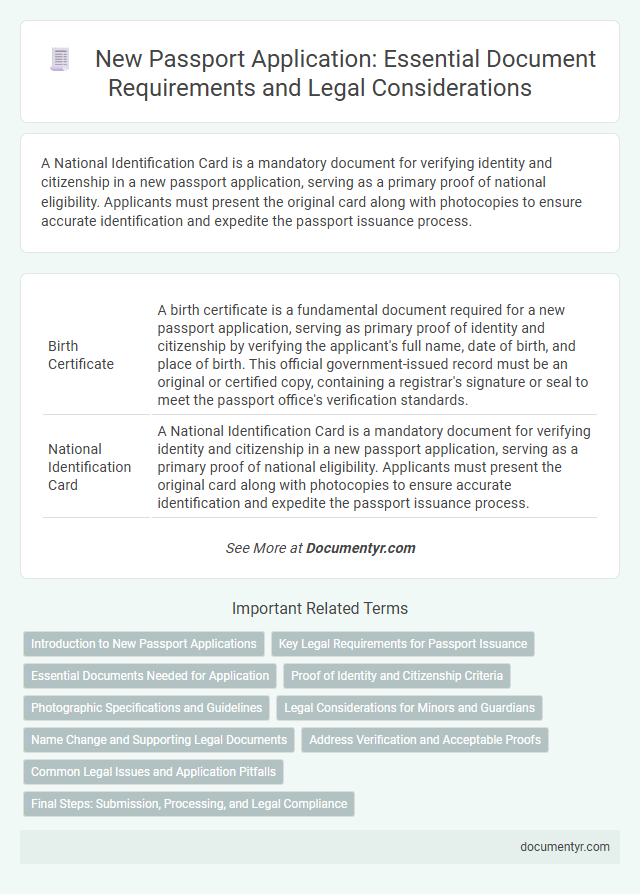New Passport Application: Essential Document Requirements and Legal Considerations