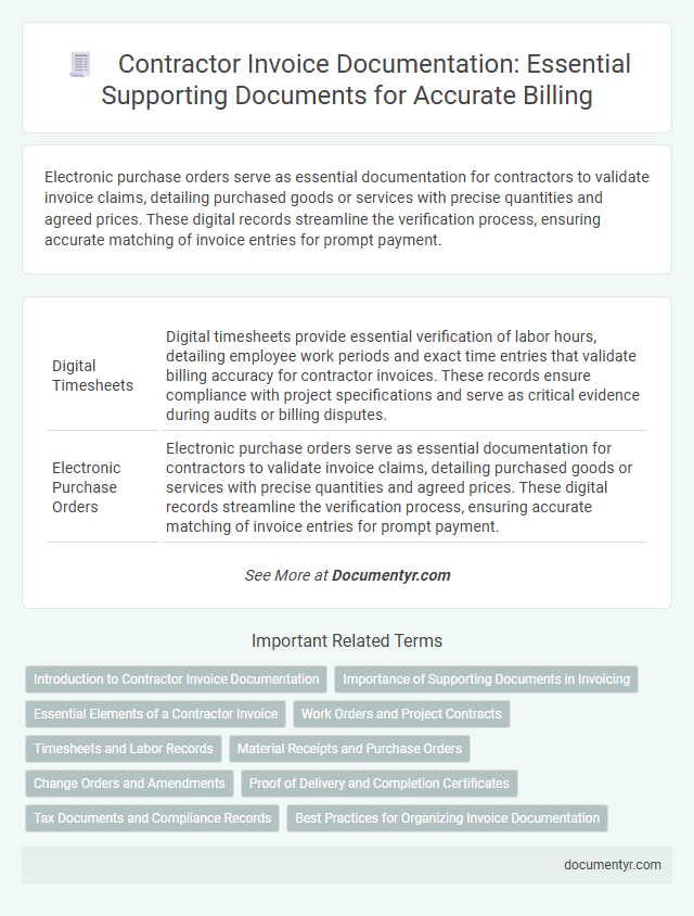 Contractor Invoice Documentation: Essential Supporting Documents for Accurate Billing