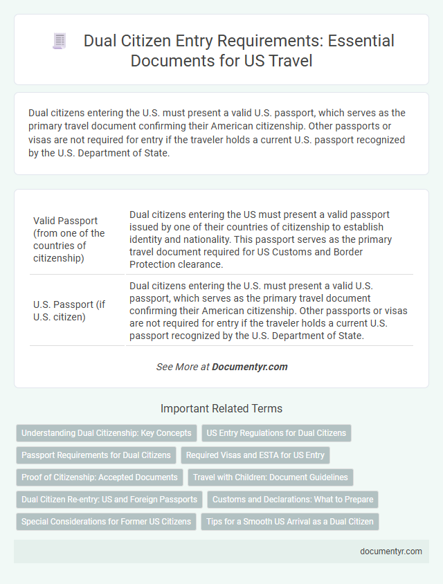 Dual Citizen Entry Requirements: Essential Documents for US Travel