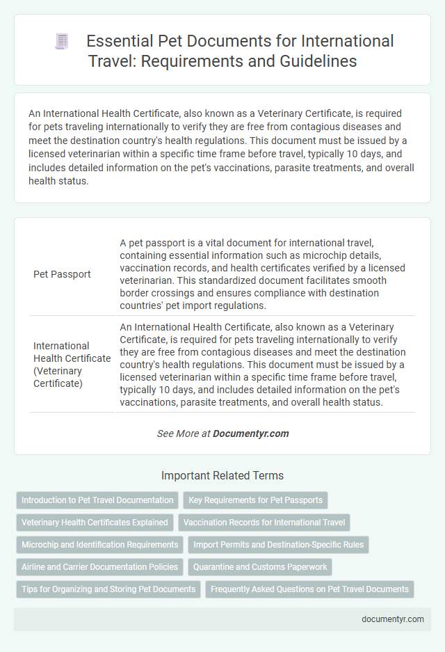 Essential Pet Documents for International Travel: Requirements and Guidelines