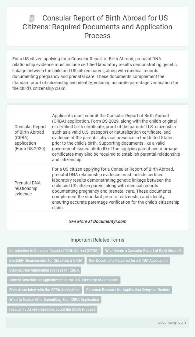Consular Report of Birth Abroad for US Citizens: Required Documents and Application Process